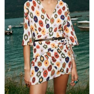 Beautiful Zara Mini Wrap Dress